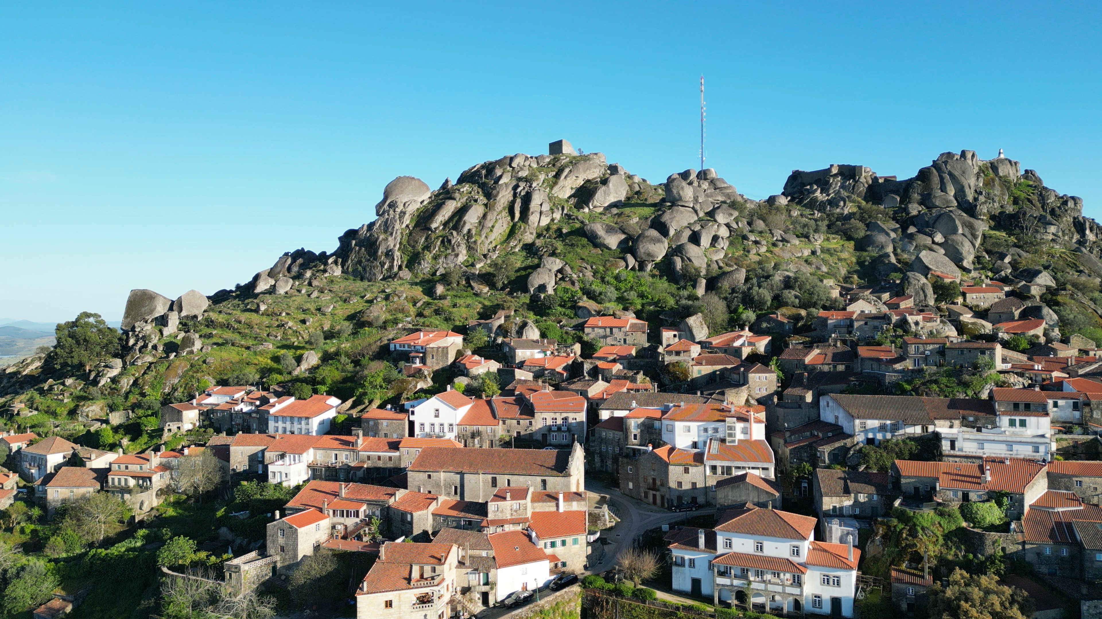 Vista aérea da costa portuguesa